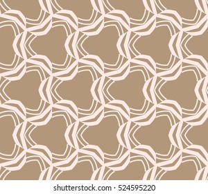 abstract, seamless, geometries, pattern., Vector, illustration., Begie, color., for, wallpaper., design, page, fill