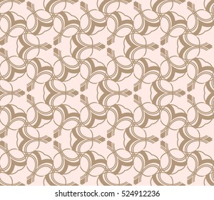 abstract, seamless, geometries, pattern., Vector, illustration., Begie, color., for, wallpaper., design, page, fill