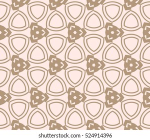 abstract, seamless, geometries, pattern., Vector, illustration., Begie, color., for, wallpaper., design, page, fill