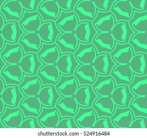 abstract seamless geometries pattern. Vector illustration. Green color. for wallpaper. design page fill