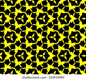 abstract seamless geometries pattern. Vector illustration. Yellow color. for wallpaper. design page fill