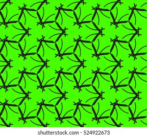 abstract seamless geometries pattern. Vector illustration. Green color. for wallpaper. design page fill
