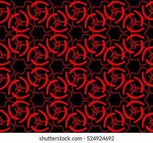 abstract seamless geometries pattern. Vector illustration. Red color. for wallpaper. design page fill