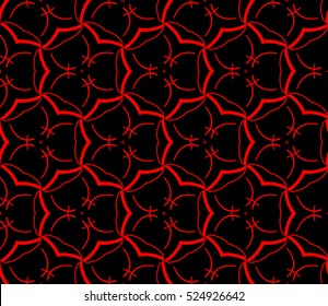 abstract seamless geometries pattern. Vector illustration. Red color. for wallpaper. design page fill