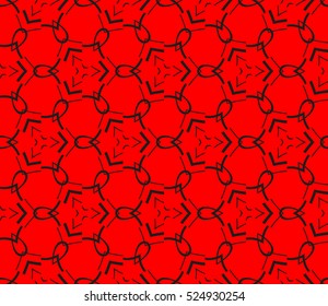 abstract seamless geometries pattern. Vector illustration. Red color. for wallpaper. design page fill