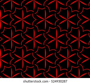 abstract seamless geometries pattern. Vector illustration. Red color. for wallpaper. design page fill