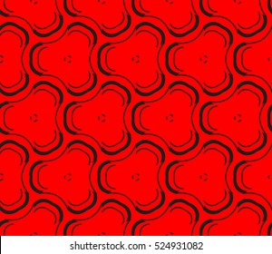 abstract seamless geometries pattern. Vector illustration. Red color. for wallpaper. design page fill