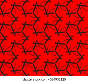 abstract seamless geometries pattern. Vector illustration. Red color. for wallpaper. design page fill