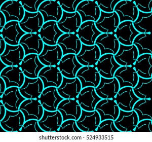 abstract seamless geometries pattern. Vector illustration. Blue color. for wallpaper. design page fill