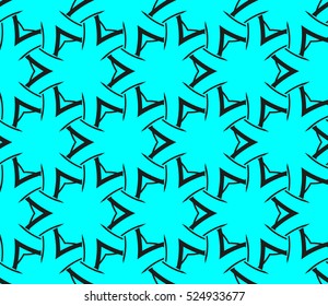 abstract seamless geometries pattern. Vector illustration. Blue color. for wallpaper. design page fill