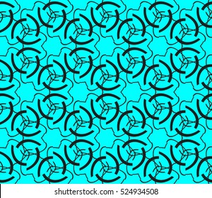 abstract seamless geometries pattern. Vector illustration. Blue color. for wallpaper. design page fill
