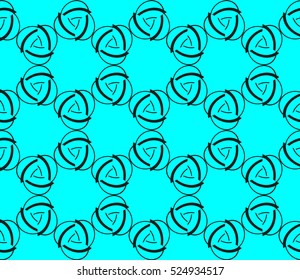 abstract seamless geometries pattern. Vector illustration. Blue color. for wallpaper. design page fill