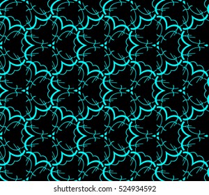 abstract seamless geometries pattern. Vector illustration. Blue color. for wallpaper. design page fill