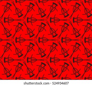 abstract seamless geometries pattern. Vector illustration. Red color. for wallpaper. design page fill