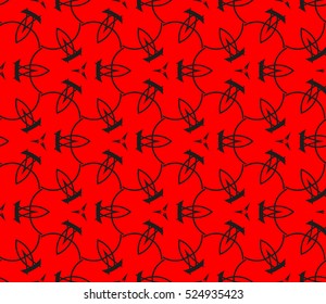 abstract seamless geometries pattern. Vector illustration. Red color. for wallpaper. design page fill