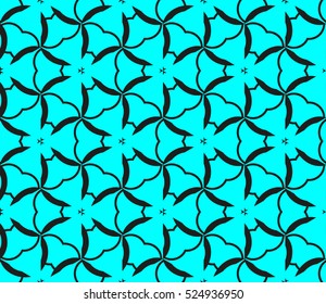 abstract seamless geometries pattern. Vector illustration. Blue color. for wallpaper. design page fill. neon
