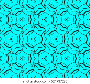 abstract seamless geometries pattern. Vector illustration. Blue color. for wallpaper. design page fill