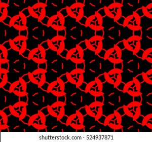 abstract seamless geometries pattern. Vector illustration. Red color. for wallpaper. design page fill