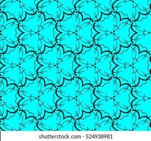 abstract seamless geometries pattern. Vector illustration. Blue color. for wallpaper. design page fill