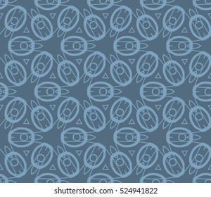 abstract seamless geometries pattern. Vector illustration. Green color. for wallpaper. design page fill