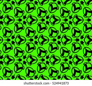abstract seamless geometries pattern. Vector illustration. Green color. for wallpaper. design page fill