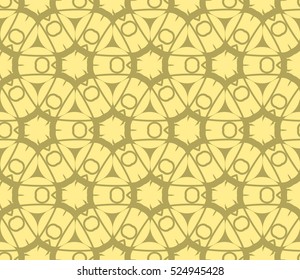 abstract seamless geometries pattern. Vector illustration. Beige color. for wallpaper. design page fill