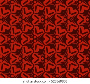 abstract seamless geometries pattern. Vector illustration. Red color. for wallpaper. design page fill