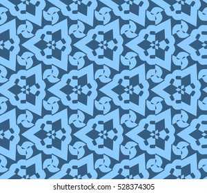 abstract seamless geometries pattern. Vector illustration. Blue color. for wallpaper. design page fill