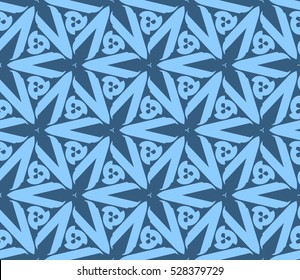 abstract seamless geometries pattern. Vector illustration. Blue color. for wallpaper. design page fill