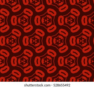 abstract seamless geometries pattern. Vector illustration. Red color. for wallpaper. design page fill