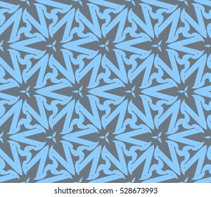 abstract seamless geometries pattern. Vector illustration. Blue color. for wallpaper. design page fill