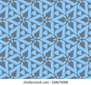 abstract seamless geometries pattern. Vector illustration. Blue color. for wallpaper. design page fill