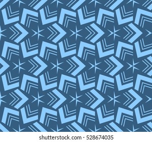 abstract seamless geometries pattern. Vector illustration. Blue color. for wallpaper. design page fill