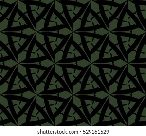 abstract seamless geometries pattern. Vector illustration. Green color. for wallpaper. design page fill
