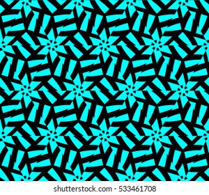 abstract seamless geometries pattern. Vector illustration. Blue color. for wallpaper. design page fill