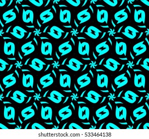 abstract seamless geometries pattern. Vector illustration. Blue color. for wallpaper. design page fill