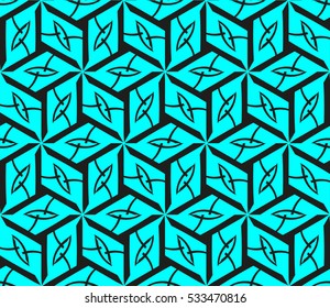 abstract seamless geometries pattern. Vector illustration. Blue color. for wallpaper. design page fill