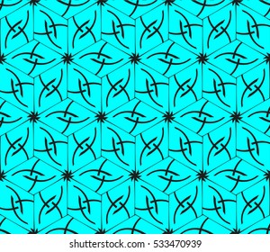 abstract seamless geometries pattern. Vector illustration. Blue color. for wallpaper. design page fill