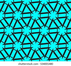 abstract seamless geometries pattern. Vector illustration. Blue color. for wallpaper. design page fill