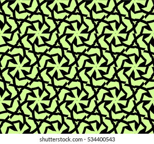 abstract seamless geometries pattern. Vector illustration. Green color. for wallpaper. design page fill