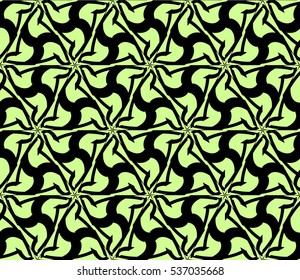 abstract seamless geometries pattern. Vector illustration. Green color. for wallpaper. design page fill