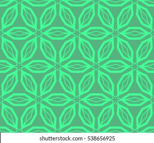 abstract seamless geometries pattern. Vector illustration. Green color. for wallpaper. design page fill