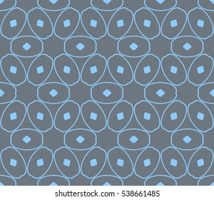 abstract seamless geometries pattern. Vector illustration. Blue color. for wallpaper. design page fill
