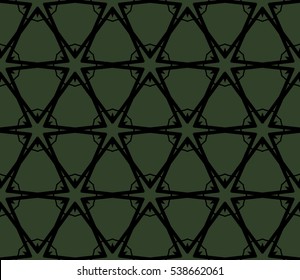 abstract seamless geometries pattern. Vector illustration. Green color. for wallpaper. design page fill