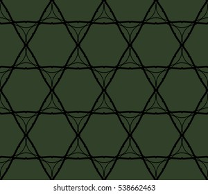 abstract seamless geometries pattern. Vector illustration. Green color. for wallpaper. design page fill