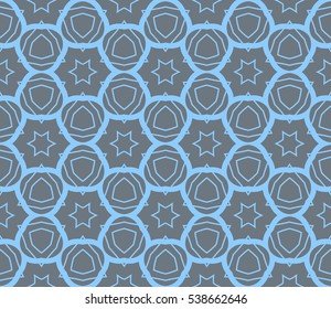 abstract seamless geometries pattern. Vector illustration. Blue color. for wallpaper. design page fill