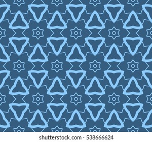 abstract seamless geometries pattern. Vector illustration. Blue color. for wallpaper. design page fill