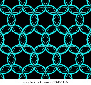 abstract seamless geometries pattern. Vector illustration. Blue color. for wallpaper. design page fill