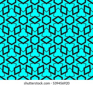 abstract seamless geometries pattern. Vector illustration. Blue color. for wallpaper. design page fill