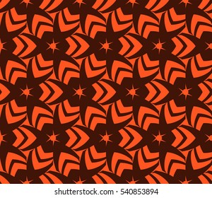 abstract seamless geometries pattern. Vector illustration. Orange color. for wallpaper. design page fill